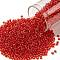 TOHO Round Seed Beads, Japanese Seed Beads, (25) Silver Lined Light Siam Ruby, 11/0, 2.2mm, Hole: 0.8mm, about 5555pcs/50g