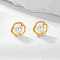 Simple Style 925 Silver Pearl Earrings for Women, Daily, Vacation, Date.