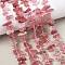Natural Strawberry Quartz Beads Strands, Chip, Grade A, with Seed Beads, 6~22x3~8x1~8mm, Hole: 1mm, about 66~78pcs/strand, 15.55''(39.5cm)