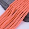 Handmade Polymer Clay Beads, Disc/Flat Round, Heishi Beads, Salmon, 8x0.5~1mm, Hole: 2mm, about 380~400pcs/strand, 17.7 inch
