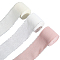 3 Rolls 3 Colors Cotton Ribbon, for Garment Accessories, Mixed Color, 1-1/2 inch(38mm), about 5.00 Yards(4.57m)/Roll, 1roll/color