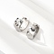 304 Stainless Steel Polishing effect Hoop Earrings, Stainless Steel Color, 13.5x6mm