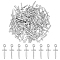 150Pcs Alloy Pendants, Necklace with Bracelet Small Pendants DIY Jewelry Accessories, Dagger, Antique Silver, 23.5x6.5x2mm, Hole: 1.8mm
