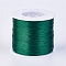Flat Elastic Crystal String, Elastic Beading Thread, for Stretch Bracelet Making, Sea Green, 0.7mm, about 546.8 yards(500m)/roll