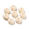 Opaque Acrylic Beads, Faceted, Rondelle, PapayaWhip, 8.5x5mm, Hole: 1.8mm