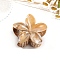 Resin Claw Hair Clips, Hair Accessories for Women & Girls, Flower, Goldenrod, 85x75mm