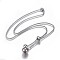 Non-Tarnish 304 Stainless Steel Pendant Necklaces, with Box Chain and Lobster Claw Clasps, Round, Stainless Steel Color, 20.07 inch(51cm)