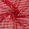 Polyester Paillette Fabric, Craft Supplies, Indian Red, 1100x0.2mm, about 2m/pc