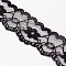 Lace Trim Nylon String Threads for Jewelry Making, Black, 7/8 inch(23mm), 300yards/roll(274.32m/roll)