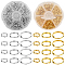 1320Pcs Iron Split Rings, Double Loops Jump Rings, Lead Free & Nickel Free & Cadmium Free, Mixed Color, 6~10x1.4mm, Inner Diameter: 5.3~8.6mm