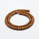 Natural Wood Lace Stone Beads Strands G-G665-15-6x4mm-2
