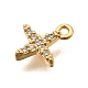 Латунные микро проложить кубического циркония подвески KK-B152-27B-G-2