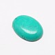 Sinkiang naturelle cabochons dos plat turquoise ovale G-A135-A05-2