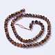 Natural Yellow Tiger Eye Beads Strands G-F568-151-A-2