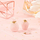 Nbeads pendentifs de bouteille de parfum ouvrants avec pierres précieuses naturelles à facettes AJEW-NB0002-09-3