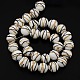 Round Shaped Handmade Gold Sand Lampwork Beads Strands LAMP-L001-10mm-01-2