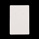 Cartes d'affichage de boucle d'oreille en papier rectangle CDIS-D007-01D-4