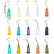 FINGERINSPIRE 120Pcs Blunt Tip Dispensing Needles Pre-Bent Needle Tips -15 Mixed Size 14G-34G for for Oil or Glue Applicator TOOL-BC0008-63-3
