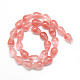 Cherry Quartz Glass Bead Strands G-T004-15-2