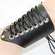 Adjustable Cowhide Leather Waxed Cord Bracelets BJEW-O088-15-2