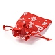Sacchetti di imballaggio in tela a tema natalizio ABAG-L007-01A-03-3