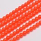 Natural & Dyed Malaysia Jade Bead Strands G-A146-6mm-A13-1