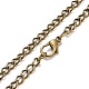 Geschnitzte legierte flache runde hängende Halskette Quarz Taschenuhr WACH-P006-05-4