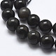 Natural Ice Obsidian Beads Strands G-A171-16-10mm-3