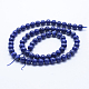 Natural Lapis Lazuli Beads Strands G-P342-01-6mm-AB-2