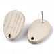 Accessoires de boucles d'oreilles en bois de cèdre MAK-N033-003-3