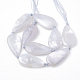 Calcédoine bleue naturelle chapelets de perles G-T105-14-2