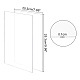 Transparent Acrylic for Picture Frame TACR-WH0006-04B-2