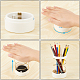 Gorgecraft ABS Plastic Hollow Out Pencil Holder AJEW-GF0002-98B-4