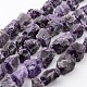 Natural Raw Amethyst Beads Strands G-D833-11-1