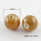 Chapelets de perles en verre peintes X-DGLA-S071-10mm-32-1