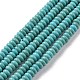 Chapelets de perles en turquoise synthétique G-P286-05-4mm-01-2