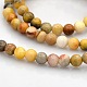 Natural Crazy Agate Round Beads Strands G-N0120-16-4mm-1
