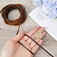 Плоский шнур для украшений из воловьей кожи&nbsp;LC-GF0001-10C-03-3