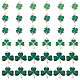 SUNNYCLUE 1 Box 36Pcs 6 Style St. Patrick's Day Charms Four Leaf Clover Charm Enamel Lucky 4 Leaf Clover Charms Irish Shamrock Green Charm for Jewellery Making Charms Good Luck Earrings Craft Supplies ENAM-SC0002-88-1