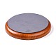 Плоские круглые деревянные браслеты ювелирных изделий pesentation выставочный лоток ODIS-P008-15C-02-2