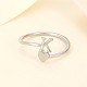925 открытое кольцо-манжета из стерлингового серебра для женщин IS2037-3-1