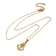 Ожерелья с подвеской в виде якоря из нержавеющей стали 304 с кристаллами и стразами NJEW-Z057-01B-G-4