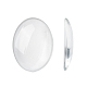 Cabochons de verre transparent de forme ovale X-GGLA-R022-40x30-1