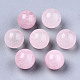 Naturale perle di quarzo rosa G-R483-13-8mm-2