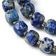 Chapelets de perles en lapis-lazuli naturel G-Q010-A03-01-4