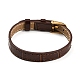 Bracelets de montre texturés en cuir AJEW-K232-01G-05-2