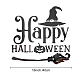 Creatcabin Happy Halloween citrouille acrylique miroir autocollant auto-adhésif fantôme 3d stickers muraux amovible pour intérieur extérieur maison mur fenêtre décorations de fête DIY-WH0223-46-2