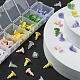 70Pcs 7 Colors Silicone Ear Nuts SIL-YW0001-03-6