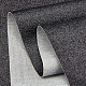スパンコールイミテーションレザー生地  衣類用アクセサリー  ブラック  135x30x0.08cm DIY-WH0221-26A-4