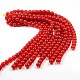 Dyed Natural White Jade Round Bead Strands G-J268-6mm-02-1